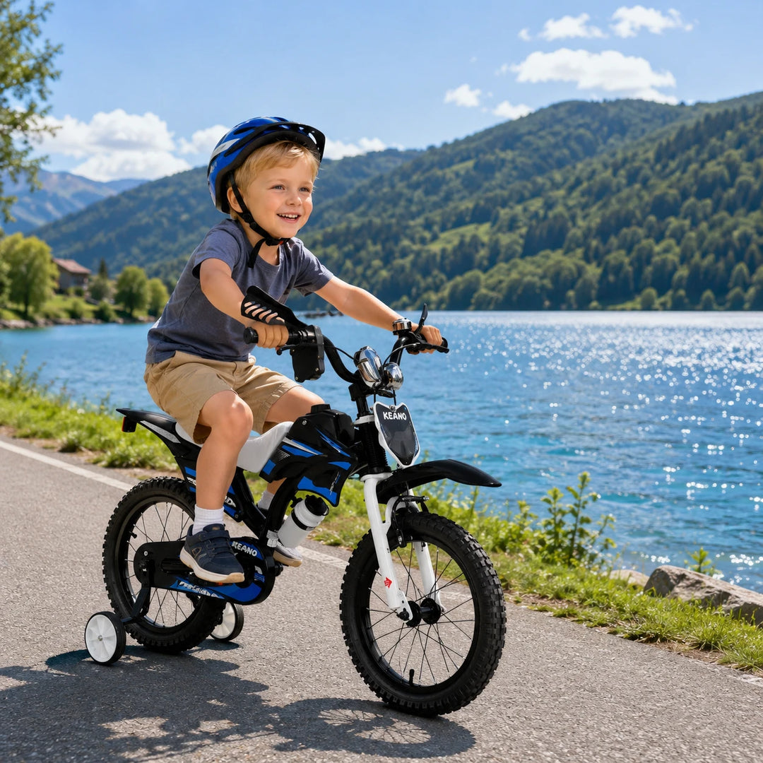 KEANO Motocross Style Kids Bike for Boys Girls