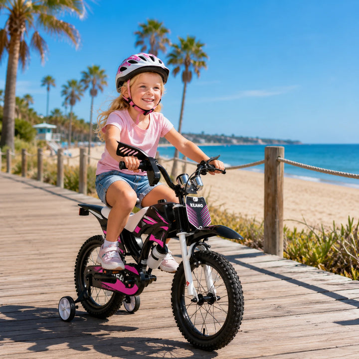 KEANO Motocross Style Kids Bike for Boys Girls