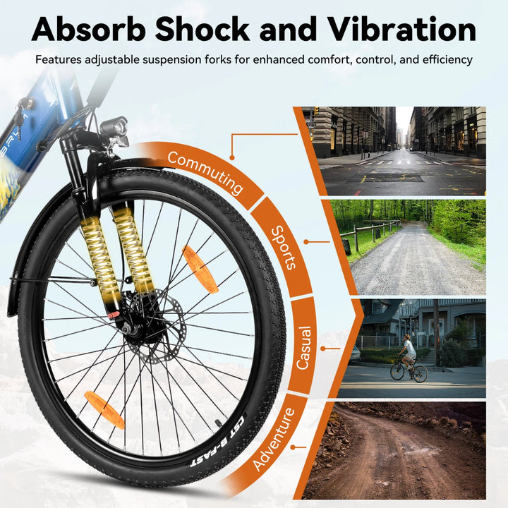 JOYSTAR 26 Inch Electric Bike for Adults & Teenagers