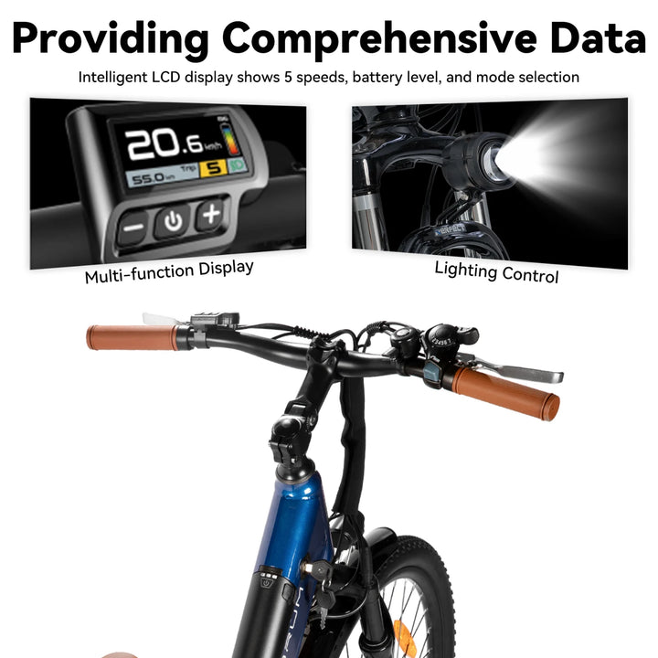 JOYSTAR 26 Inch Electric Bike for Adults & Teenagers