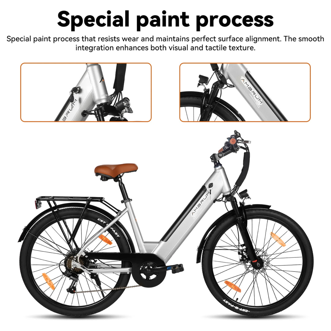 JOYSTAR 26 Inch Electric Bike for Adults & Teenagers