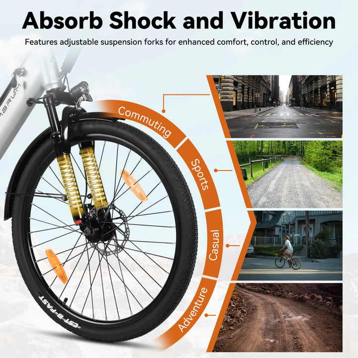 JOYSTAR 26 Inch Electric Bike for Adults & Teenagers