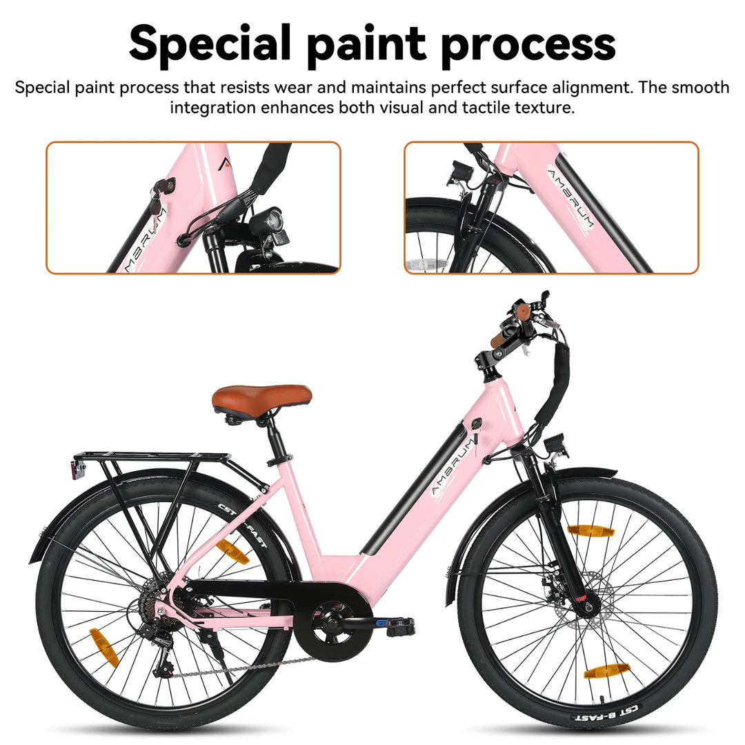 JOYSTAR 26 Inch Electric Bike for Adults & Teenagers