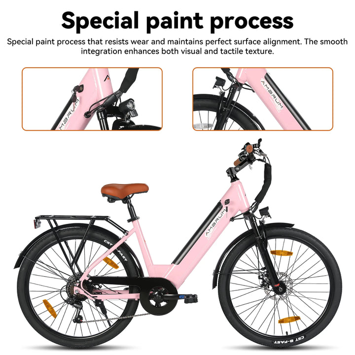 JOYSTAR 26 Inch Electric Bike for Adults & Teenagers