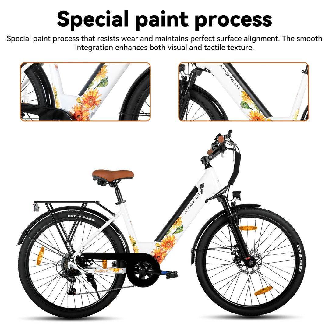 JOYSTAR 26 Inch Electric Bike for Adults & Teenagers