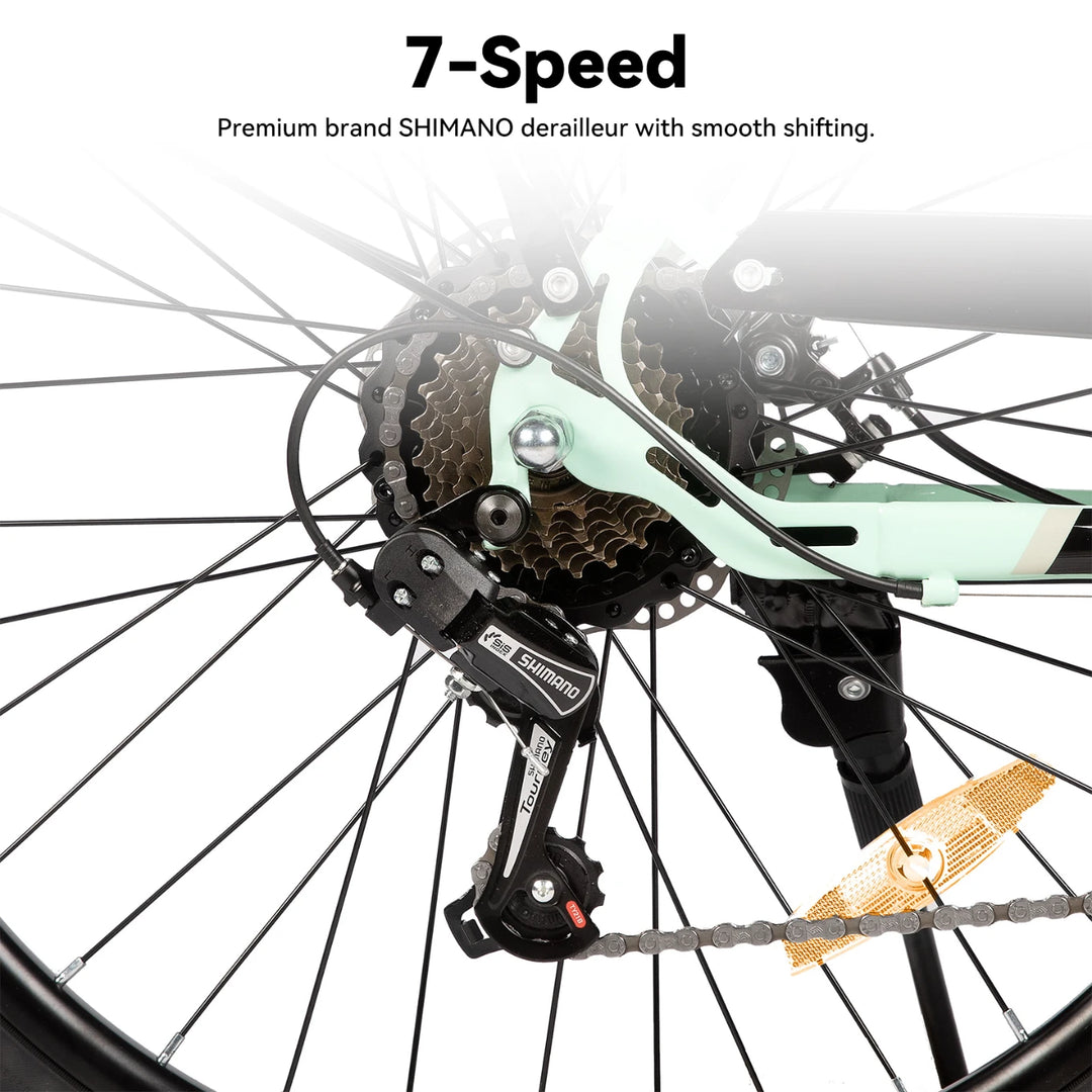 JOYSTAR 26" Electric Bike for Adults with 250W Brushless Motor