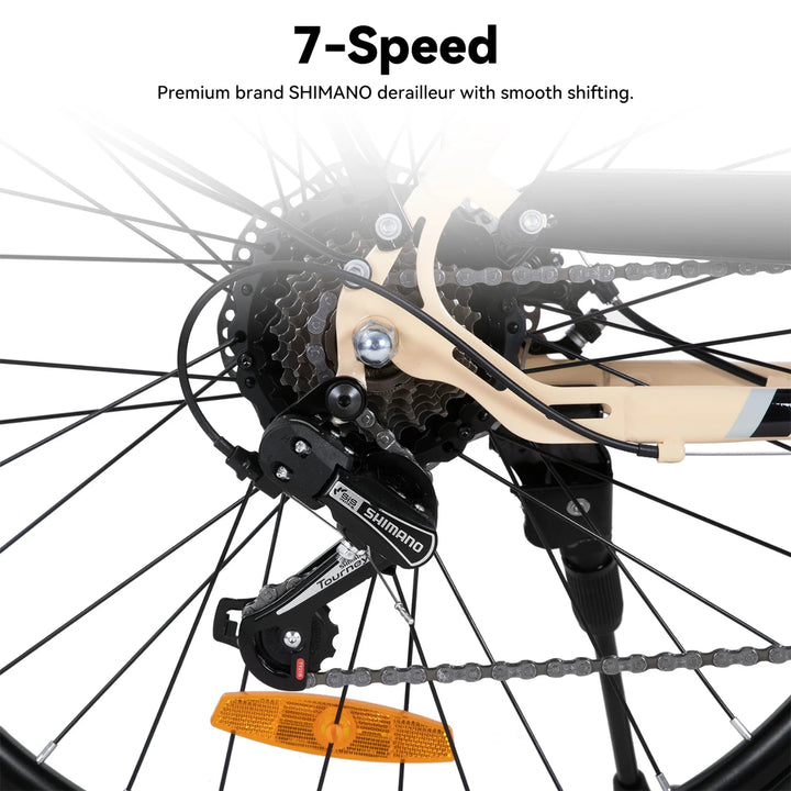 JOYSTAR 26" Electric Bike for Adults with 250W Brushless Motor