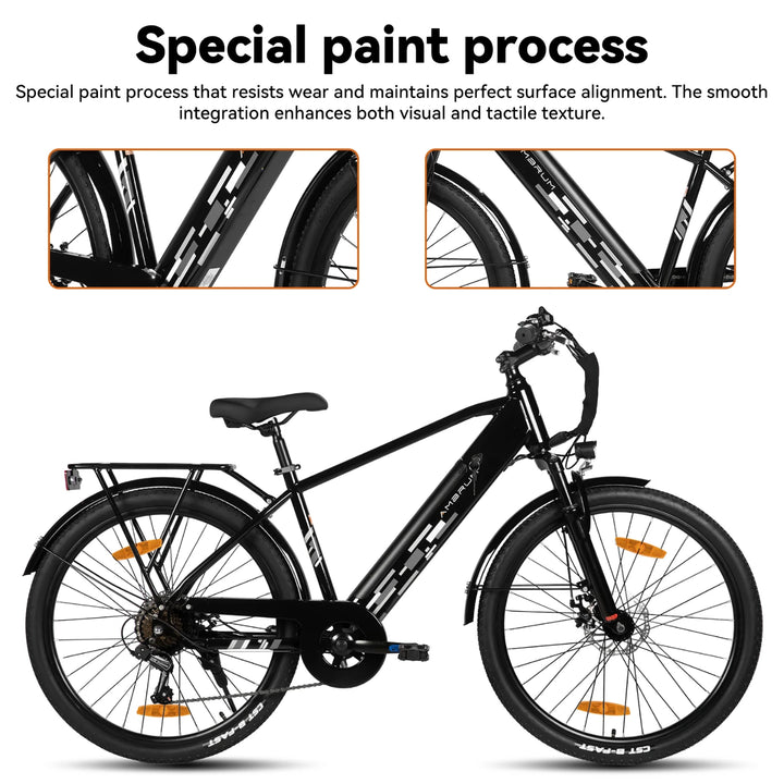 JOYSTAR 26" Electric Bike for Adults with 250W Brushless Motor