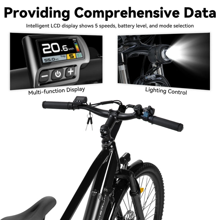 JOYSTAR 26" Electric Bike for Adults with 250W Brushless Motor