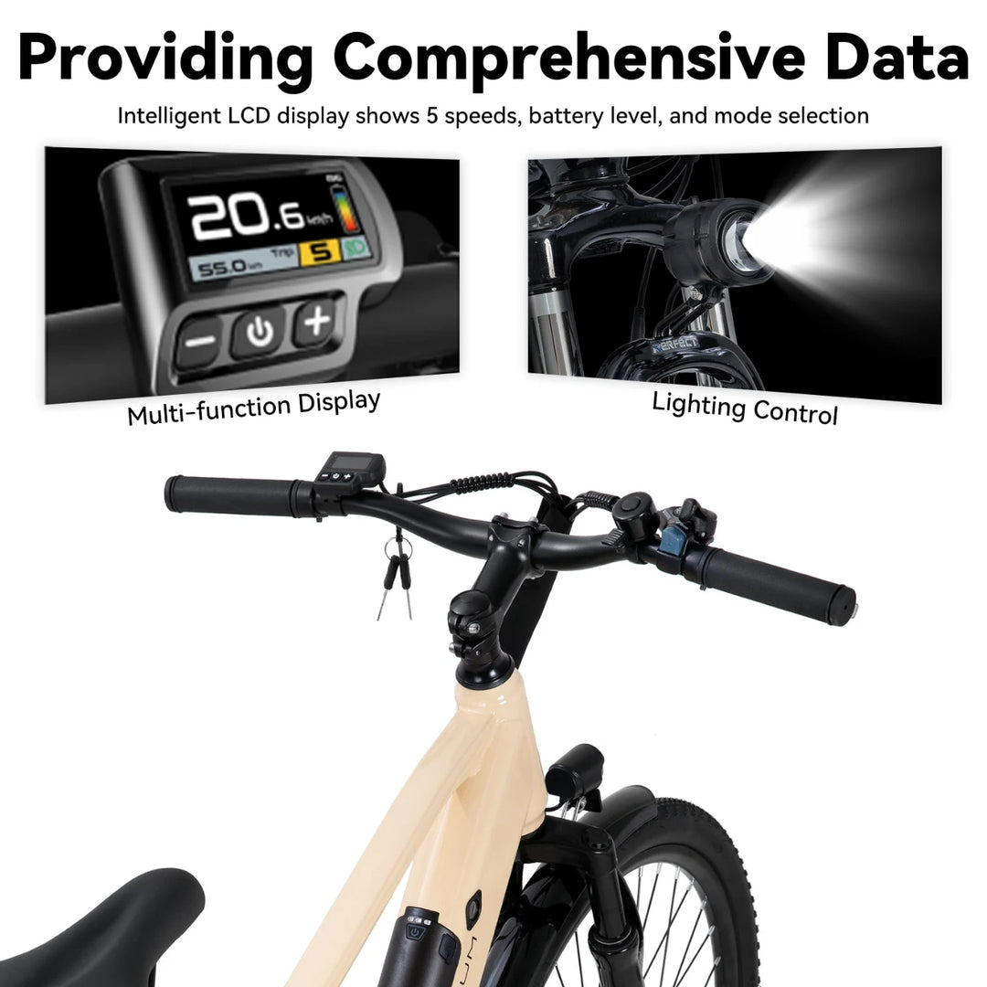JOYSTAR 26" Electric Bike for Adults with 250W Brushless Motor