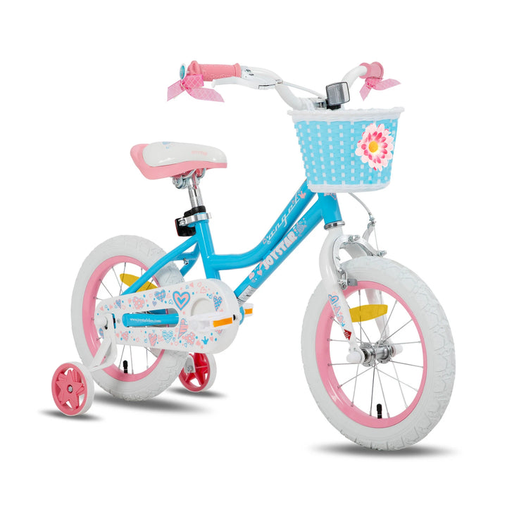 JOYSTAR Angel Girls Bike with Training Wheels & Basket