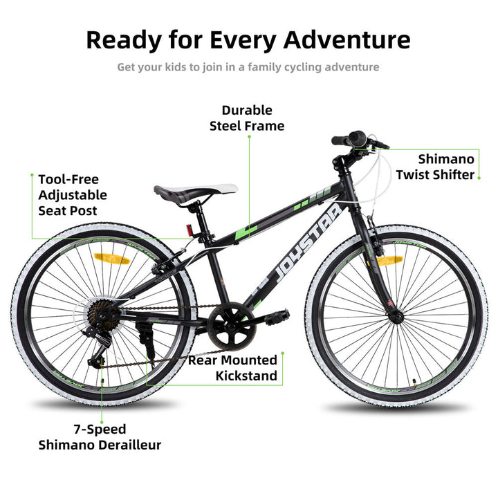 JOYSTAR Lubbock 20 24 Kids Mountain Bike 7-Speed Bicycle EU JOYSTAR BIKE EU