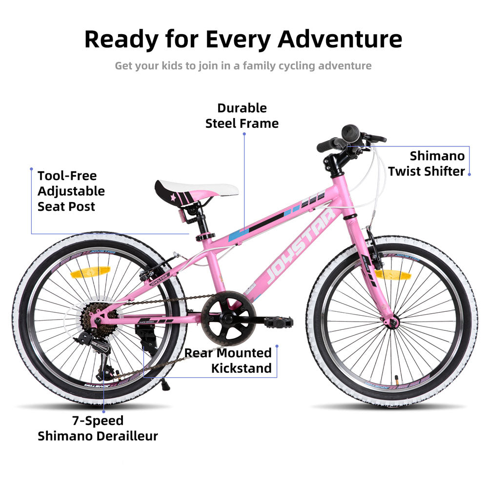 JOYSTAR Lubbock 20 24 Kids Mountain Bike 7-Speed Bicycle EU JOYSTAR BIKE EU