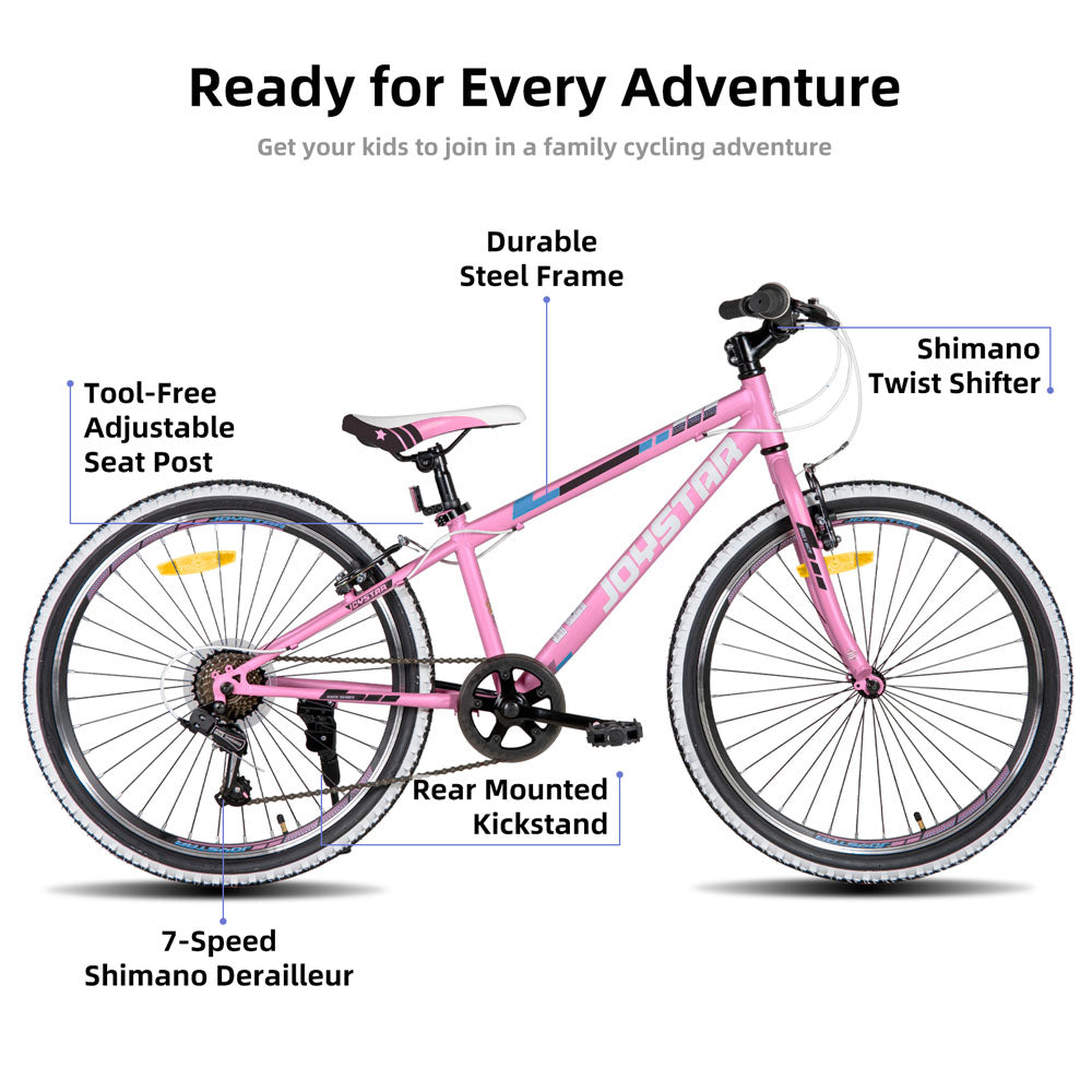 JOYSTAR Lubbock 20 24 Kids Mountain Bike 7-Speed Bicycle EU JOYSTAR BIKE EU