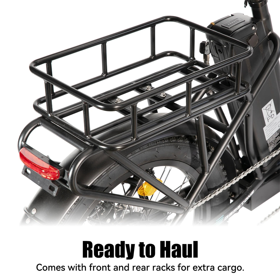 HILAND 20 Inch Electric Cargo Bike 250W Step-Thru Utility E-Bike