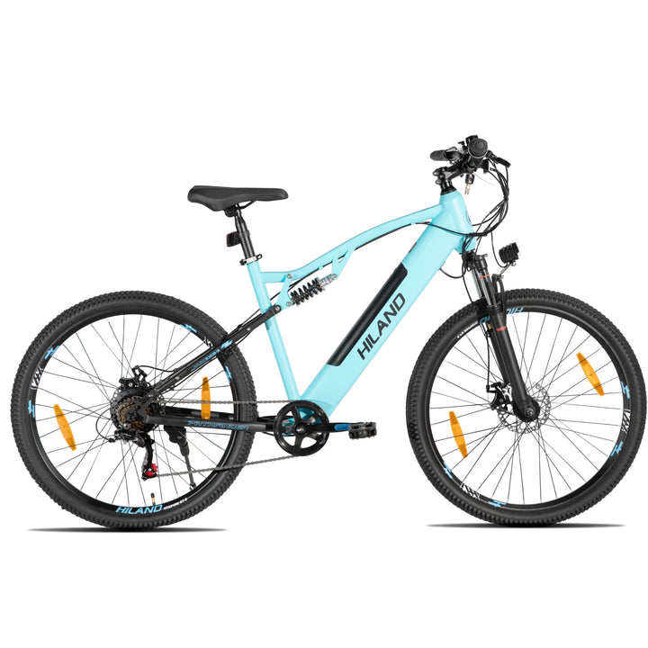Hiland Spokane 26 Inch Full-Suspension Electric Mountain Bike