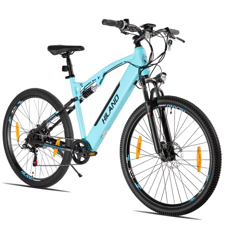 Hiland Spokane 26 Inch Full-Suspension Electric Mountain Bike