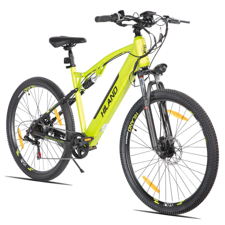 Hiland Spokane 26 Inch Full-Suspension Electric Mountain Bike