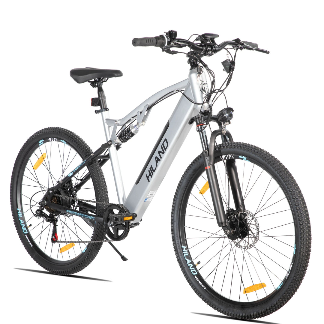 Hiland Spokane 26 Inch Full-Suspension Electric Mountain Bike