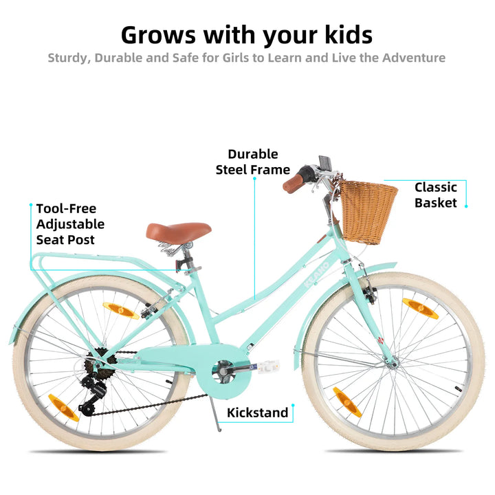 KEANO Poppy 20/24 Inch Children's Bicycle for Girls