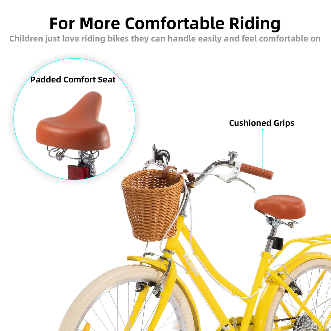 KEANO Poppy 20/24 Inch Children's Bicycle for Girls