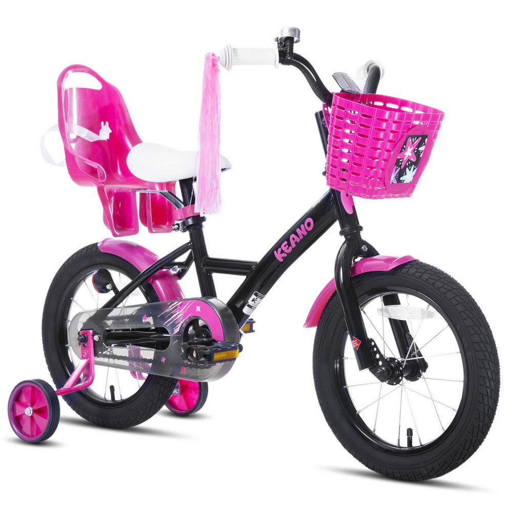 KEANO Zinnia Girls Bike with Doll Seat