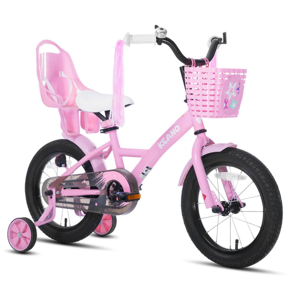 KEANO Zinnia Girls Bike with Doll Seat