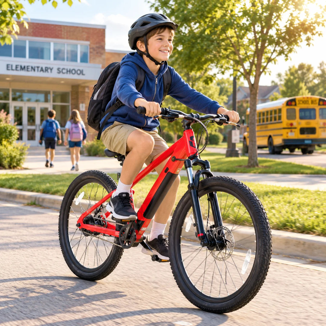 JOYSTAR Starmoto 20 24 Inch Electric Bike for Kids & Teenagers
