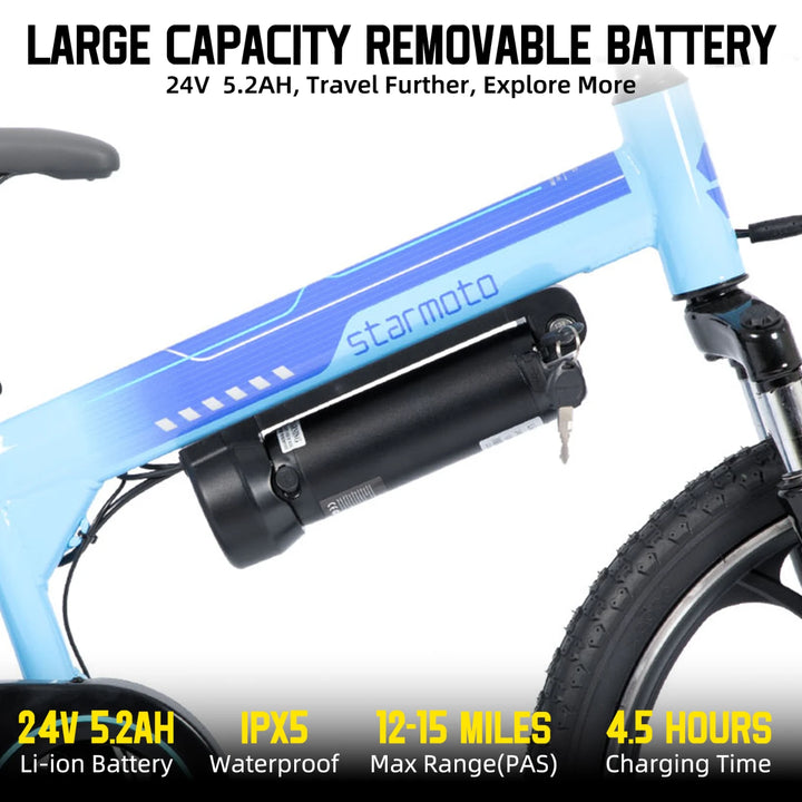 JOYSTAR Radspur 20 Inch Kids Electric Bike