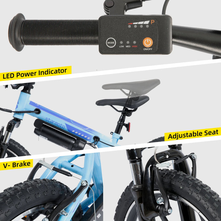 JOYSTAR Radspur 20 Inch Kids Electric Bike