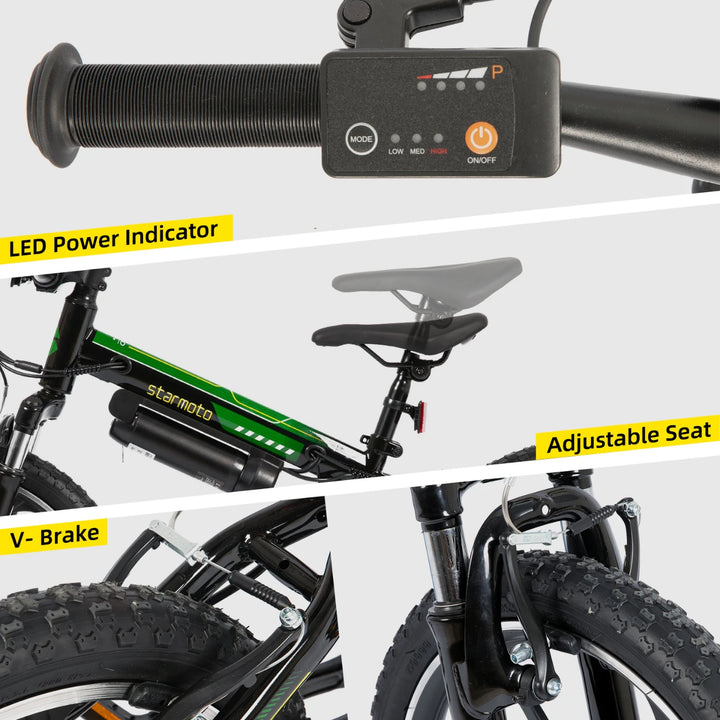 JOYSTAR Radspur 20 Inch Kids Electric Bike