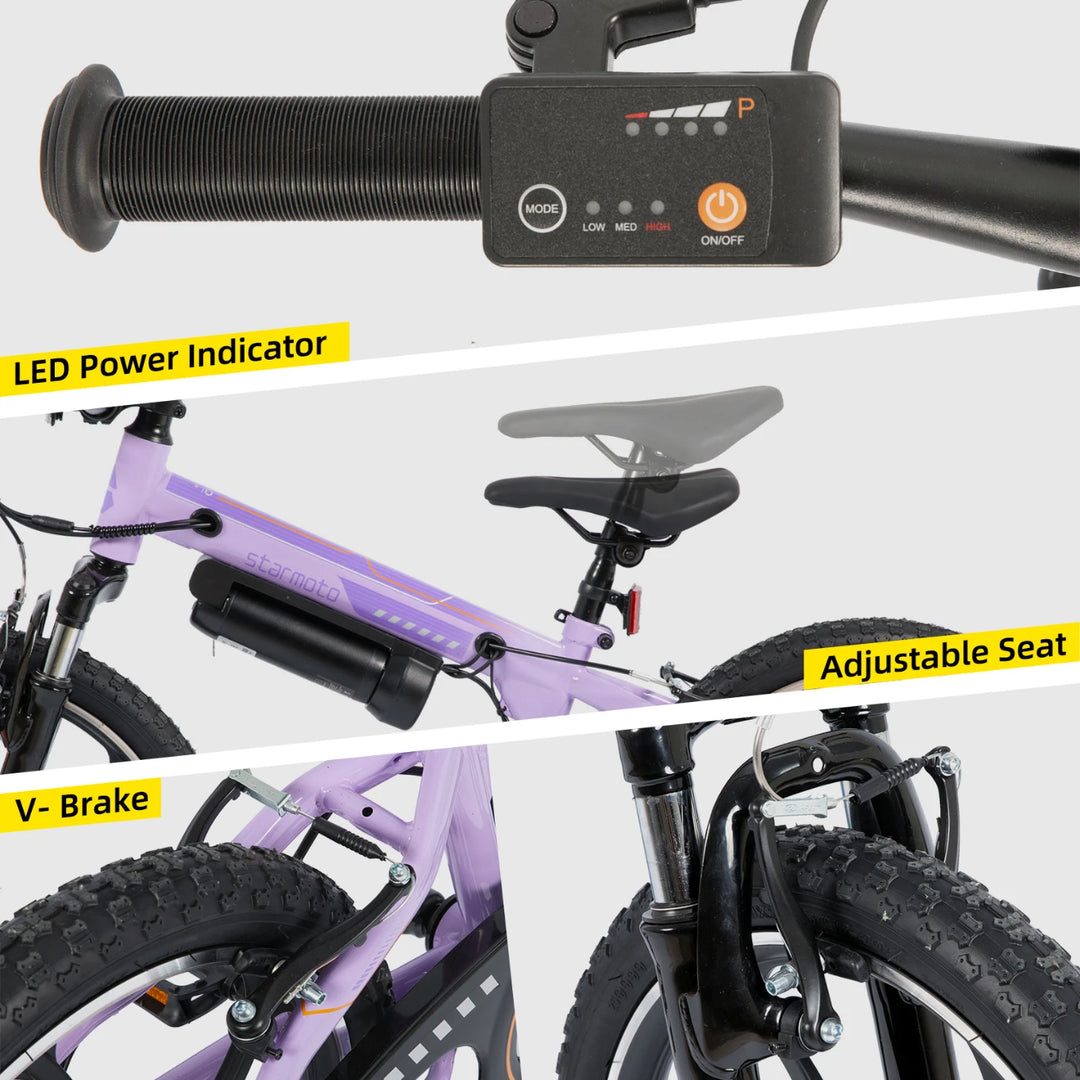 JOYSTAR Radspur 20 Inch Kids Electric Bike