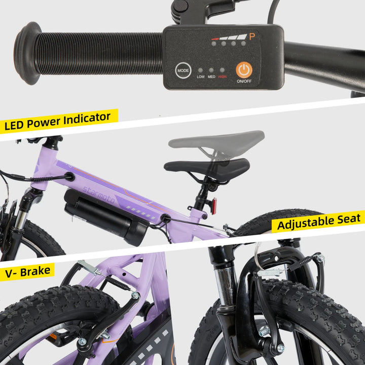 JOYSTAR Radspur 20 Inch Kids Electric Bike