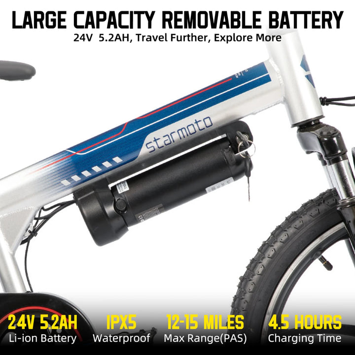 JOYSTAR Radspur 20 Inch Kids Electric Bike