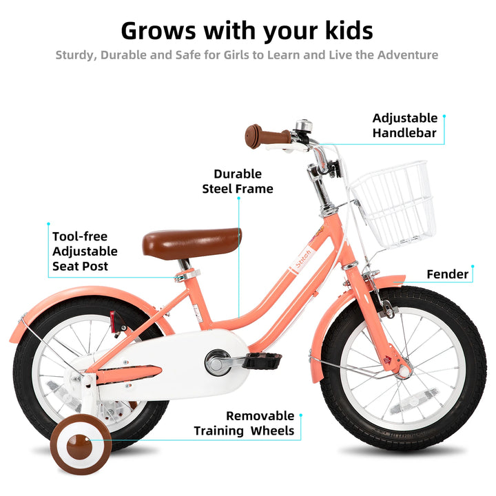 STITCH Bubble 12/14/16/18 Inch Children's Bicycle