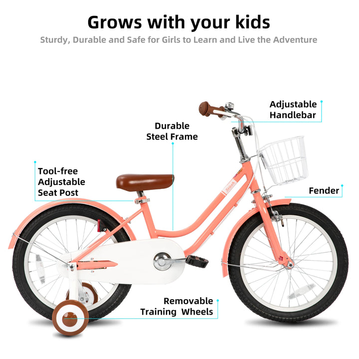 STITCH Bubble 12/14/16/18 Inch Children's Bicycle